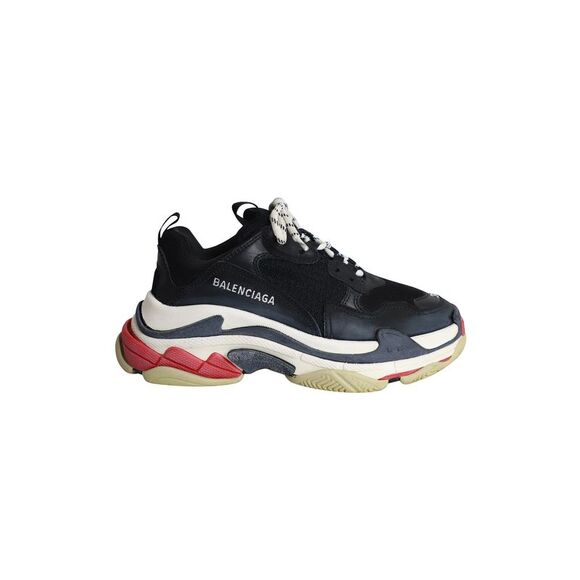 Balenciaga Triple S Sneakers in Black Polyester - Picture 1 of 12
